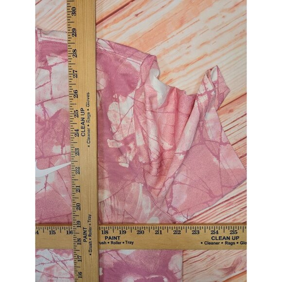 Nike Dri-Fit Mens Tie-Dye Tshirt Large Pink White Lightweight - Picture 7 of 7